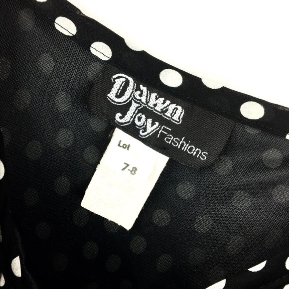 Dawn Joy Fashions > Polka Dot Dress w/ Ruffles - Picture 7 of 7